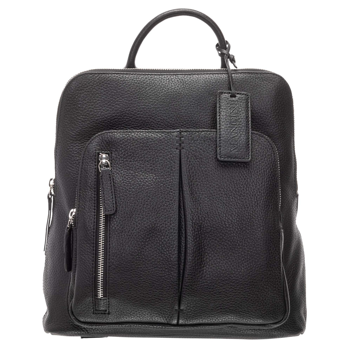 Mancini Handbags Mancini Pebbled Brigette Leather Backpack