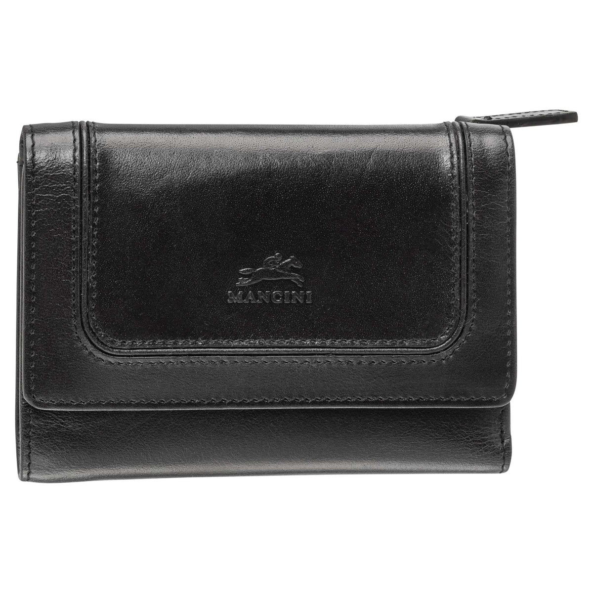 Mancini Wallets Black Mancini South Beach RFID Secure Medium Clutch Wallet