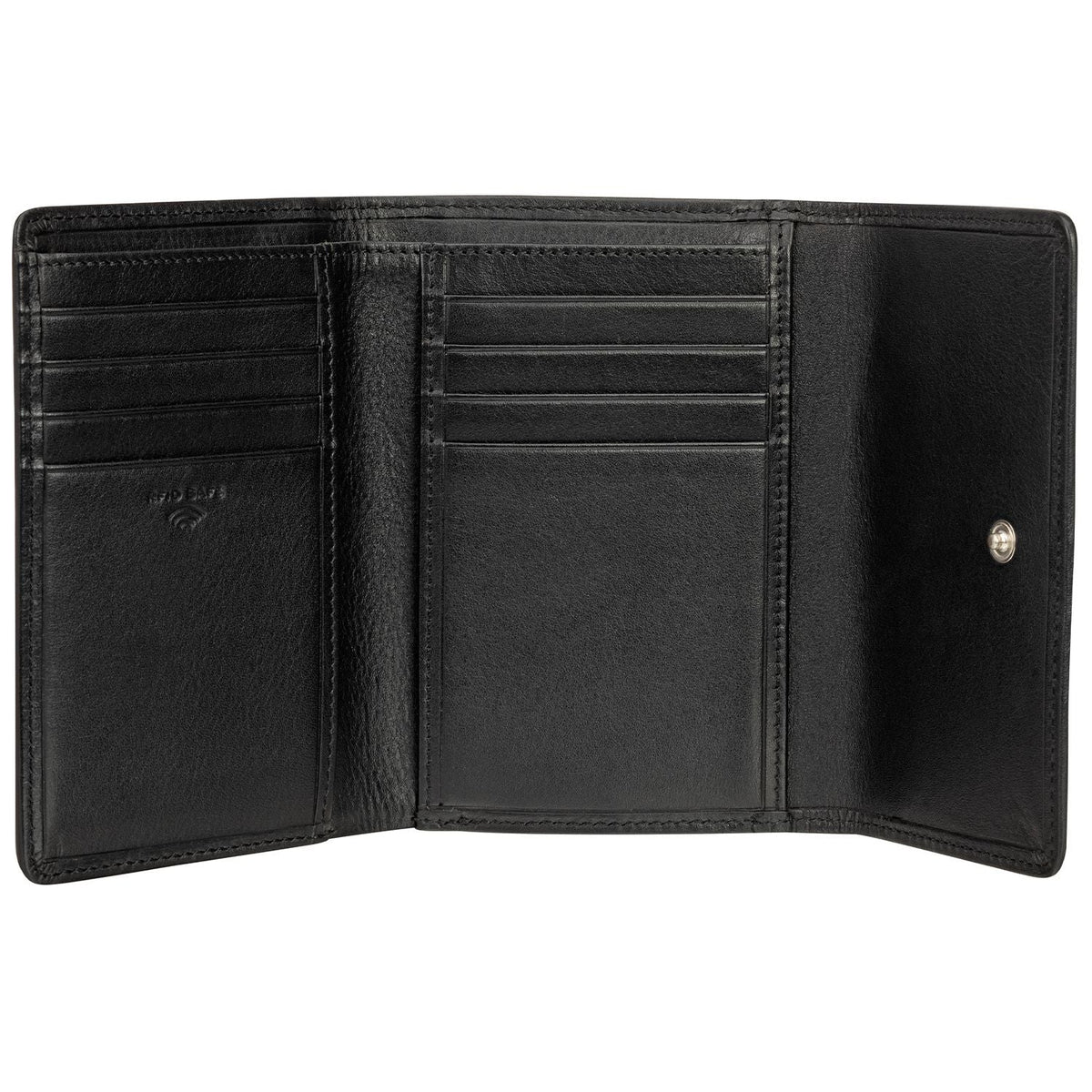 Mancini Wallets Mancini BASKET WEAVE RFID Secure Medium Clutch Wallet