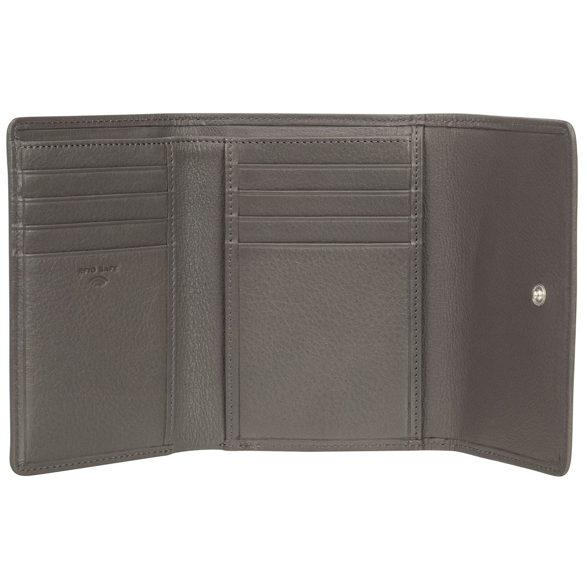 Mancini Wallets Mancini BASKET WEAVE RFID Secure Medium Clutch Wallet