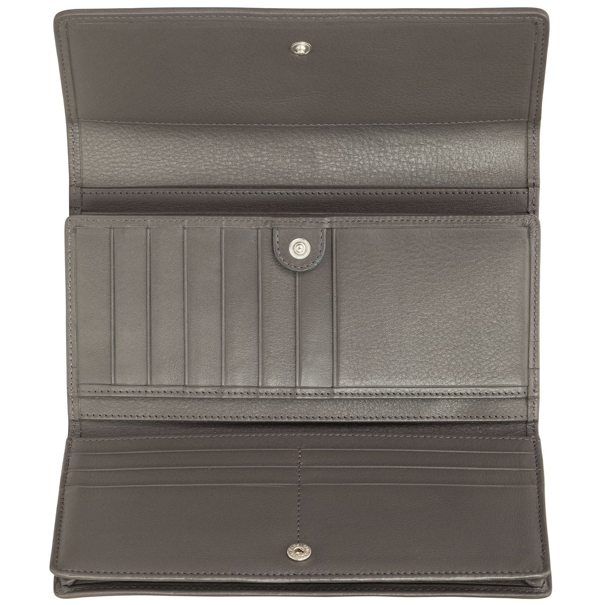 Mancini Wallets Mancini BASKET WEAVE RFID Secure Quadruple Fold Wallet