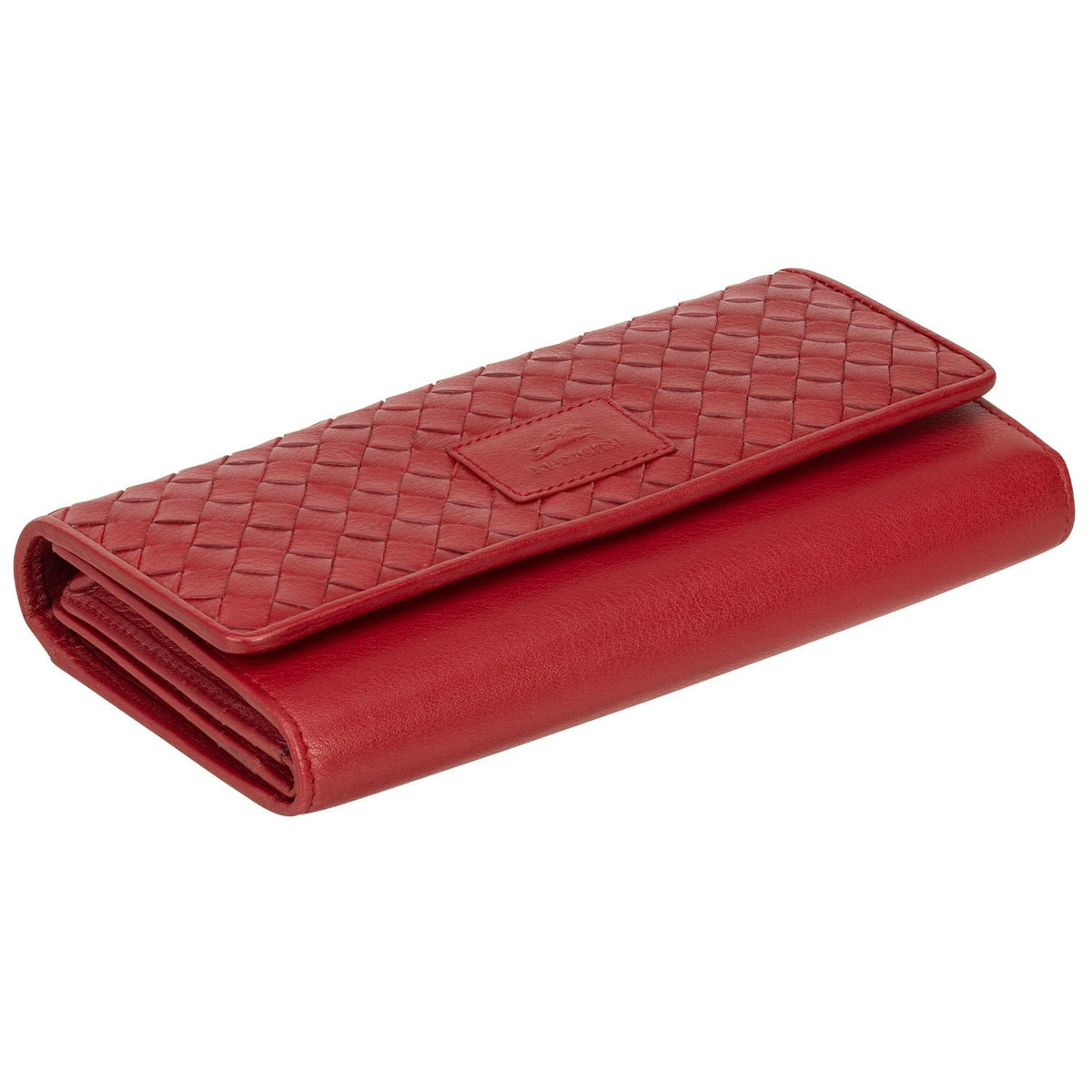 Mancini Wallets Mancini BASKET WEAVE RFID Secure Quadruple Fold Wallet