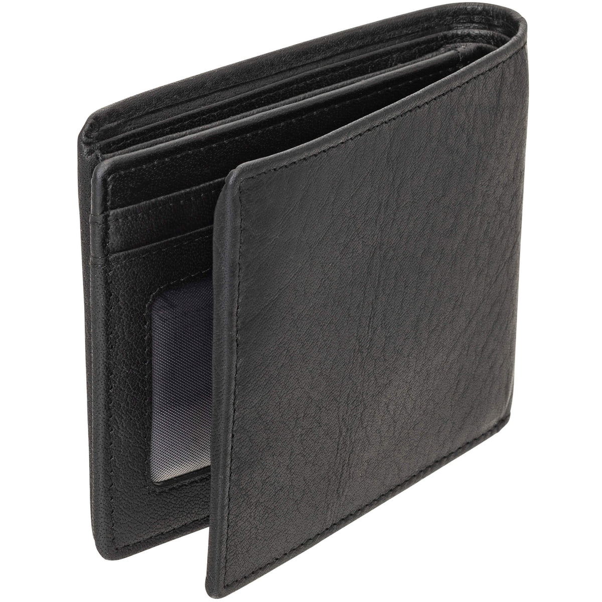 Mancini Wallets Mancini BUFFALO RFID Secure Center Wing Wallet with Coin Pocket