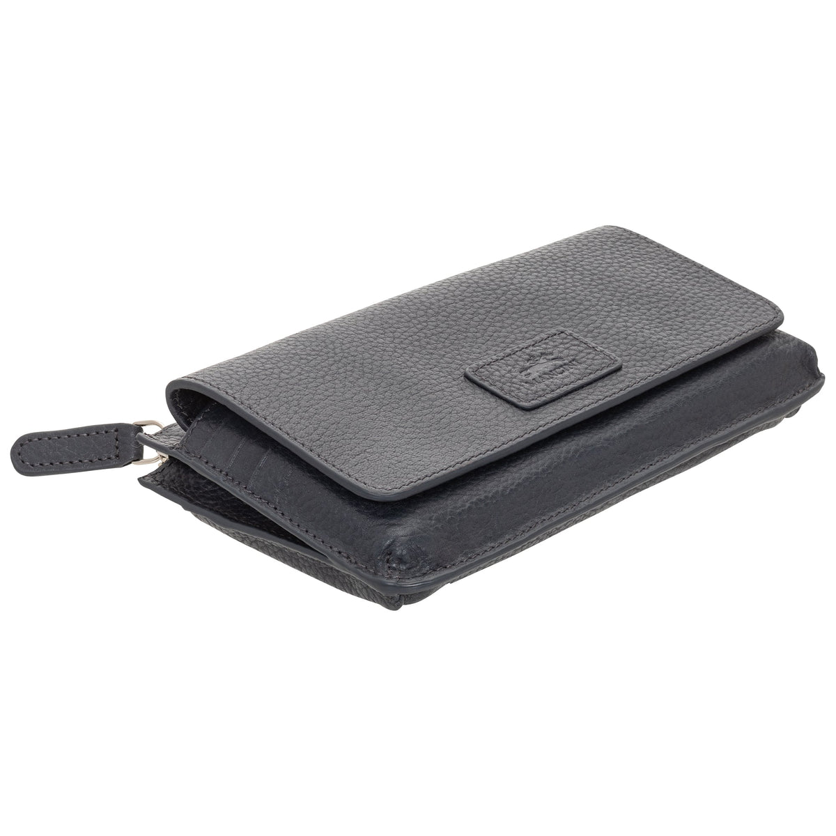 Mancini Wallets Mancini Pebbled Ladies RFID Crossbody Wallet