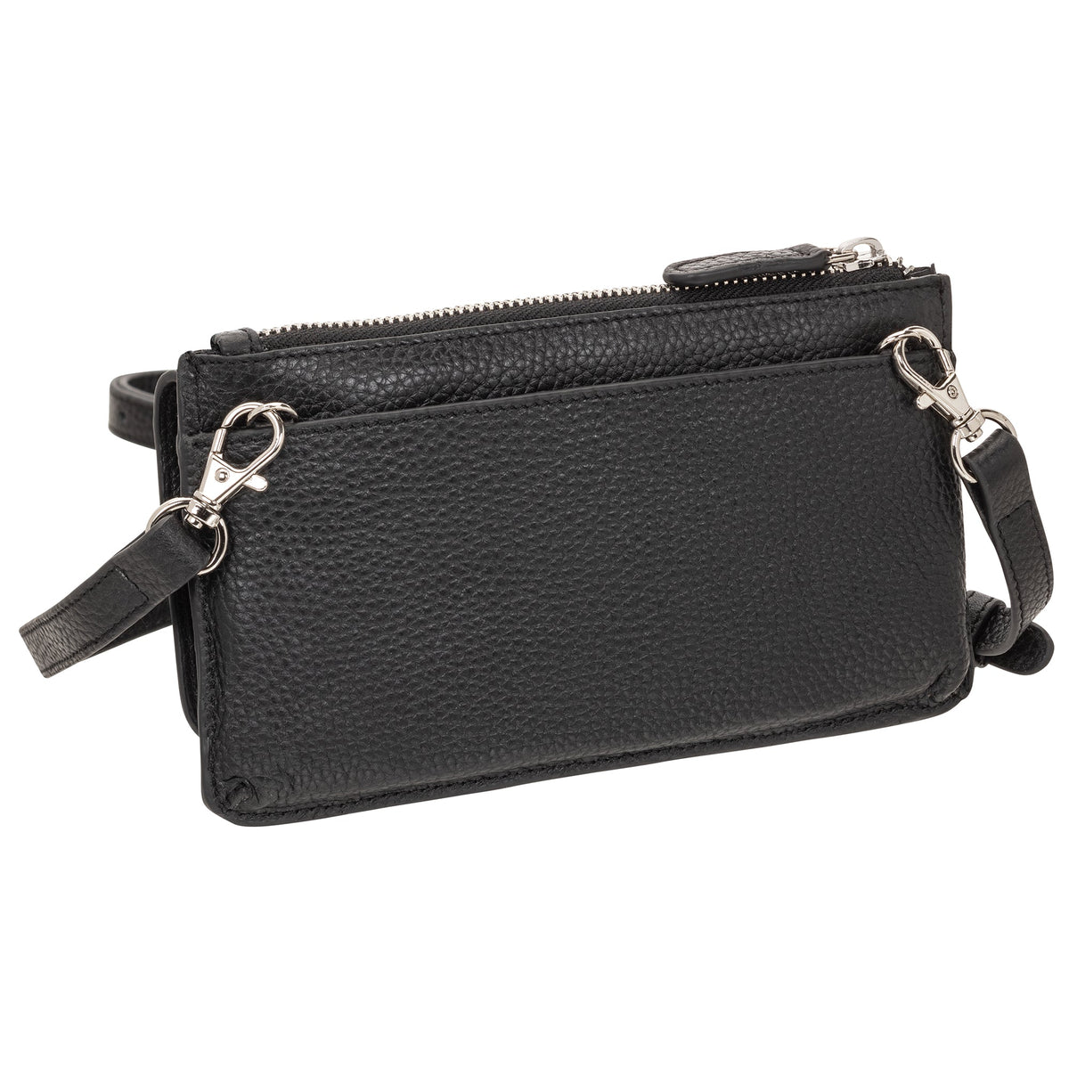 Mancini Wallets Mancini Pebbled Ladies RFID Crossbody Wallet