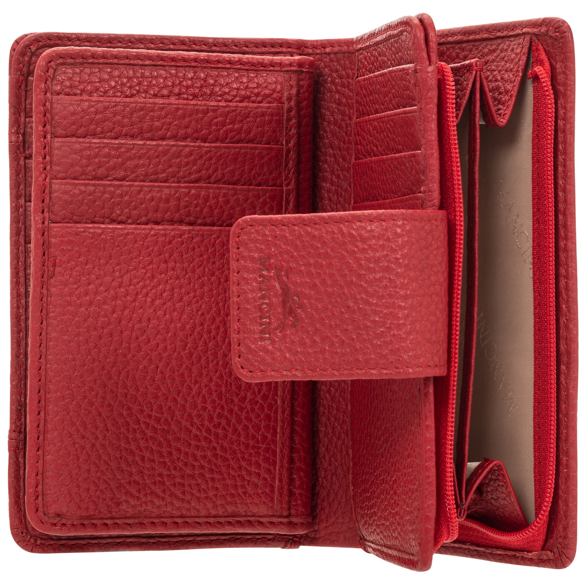Mancini Wallets Mancini Pebbled Ladies’ RFID Medium Clutch Wallet