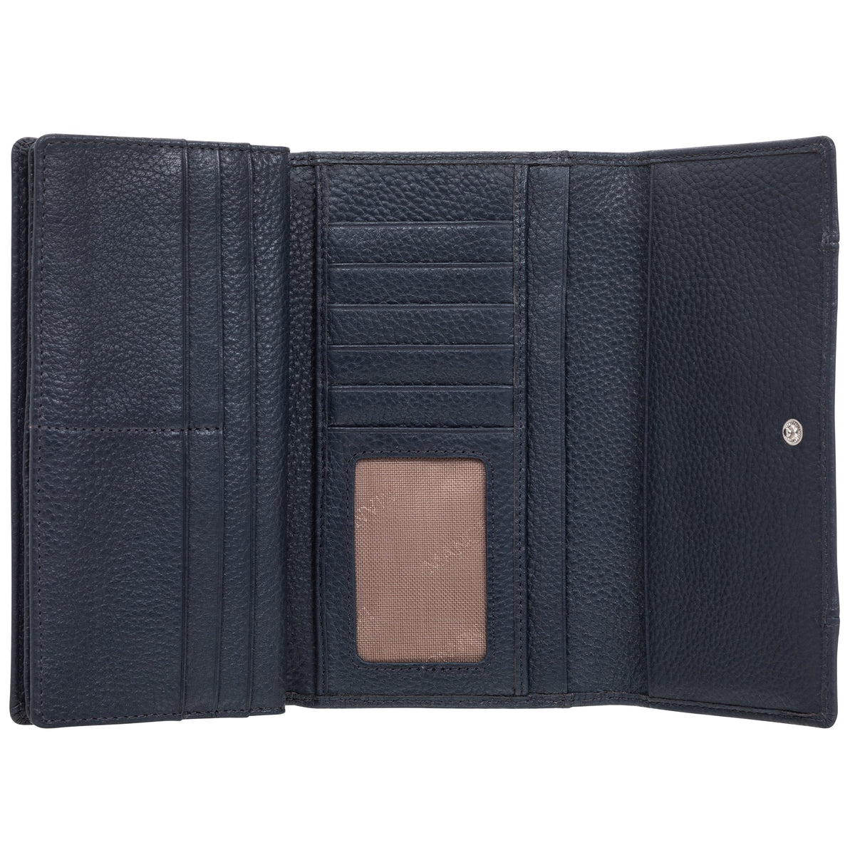 Mancini Wallets Mancini Pebbled Ladies’ RFID Trifold Wallet