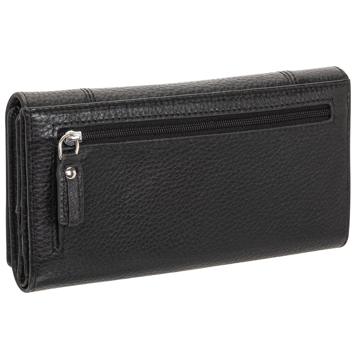 Mancini Wallets Mancini Pebbled Ladies’ RFID Trifold Wallet