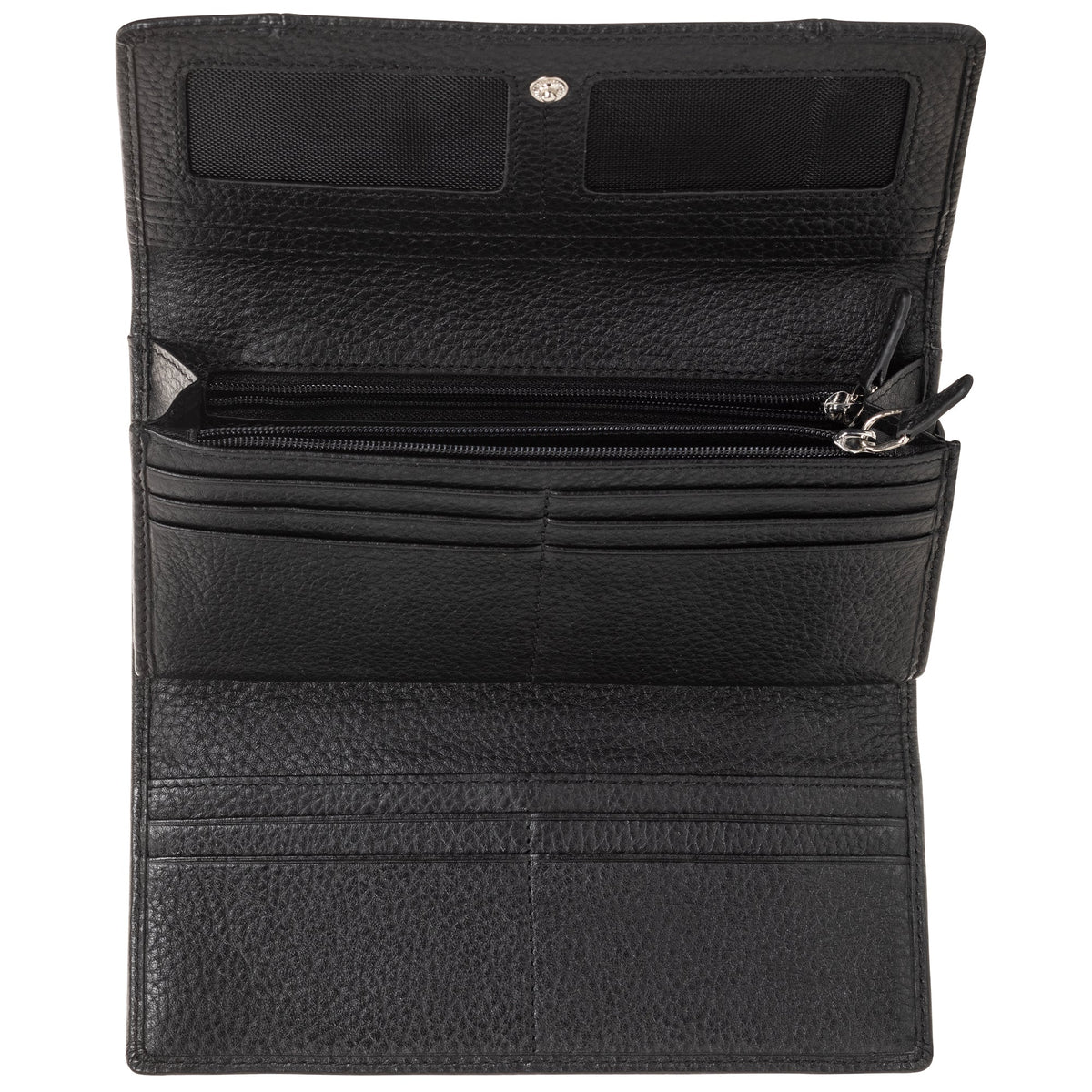 Mancini Wallets Mancini Pebbled Ladies' RFID Trifold Wallet