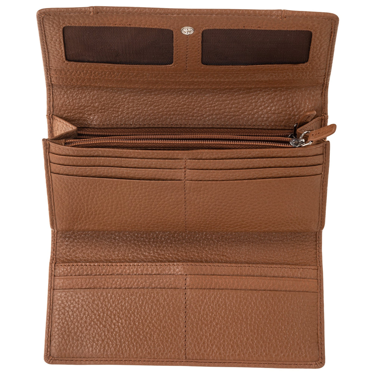 Mancini Wallets Mancini Pebbled Ladies' RFID Trifold Wallet