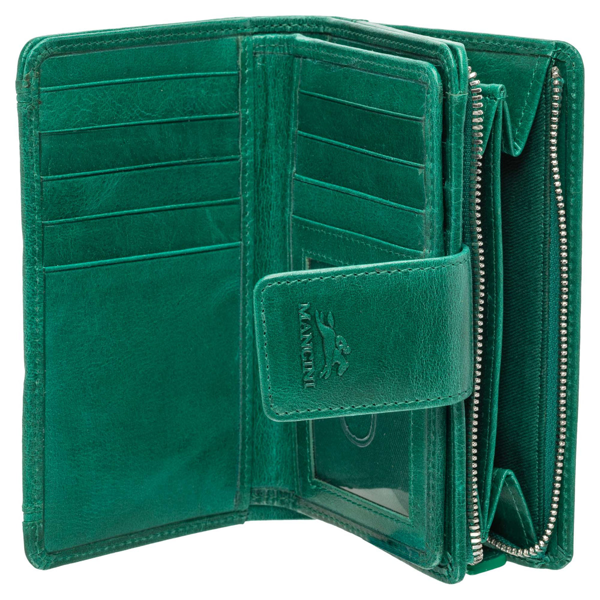 Mancini Wallets Mancini South Beach RFID Secure Medium Clutch Wallet