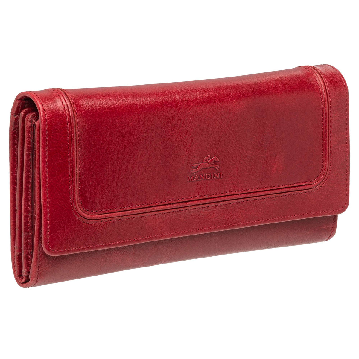 Mancini Wallets Mancini South Beach RFID Secure Quadruple Fold Wallet
