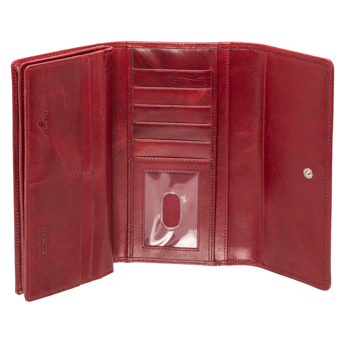 Mancini Wallets Mancini South Beach RFID Secure Quadruple Fold Wallet
