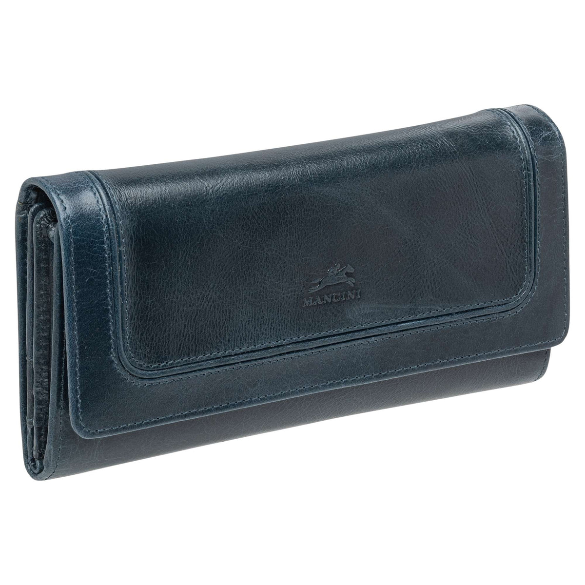 Mancini Wallets Mancini South Beach RFID Secure Quadruple Fold Wallet
