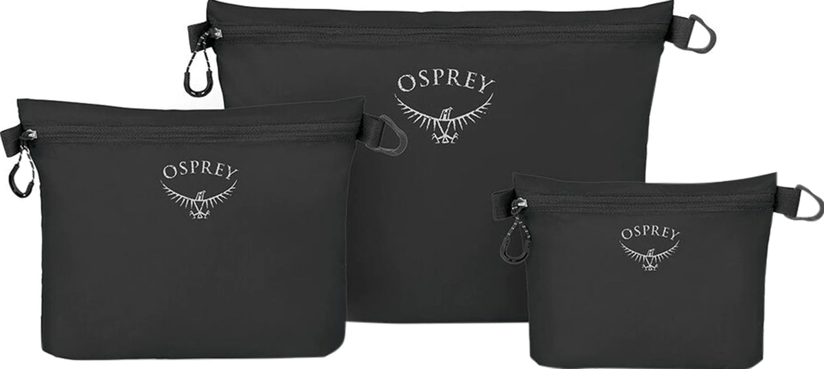 Osprey Travel Accessories Black Osprey Ultralight Zipper Sack Set - Black