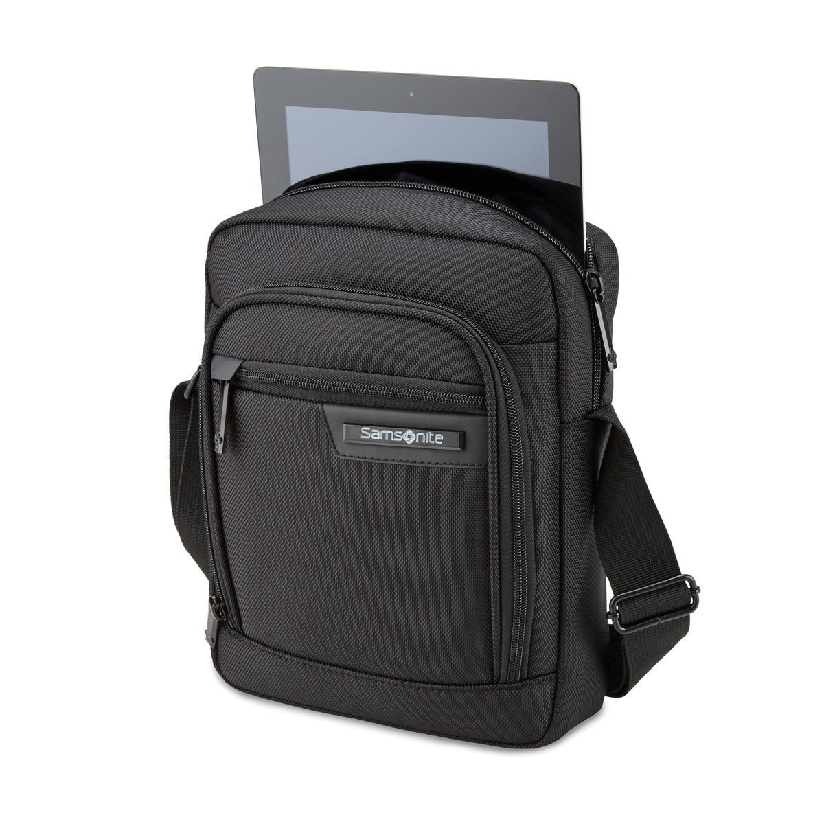Samsonite Cross-Body Bag Black Samsonite Classic NXT Vertical Tablet With RFID