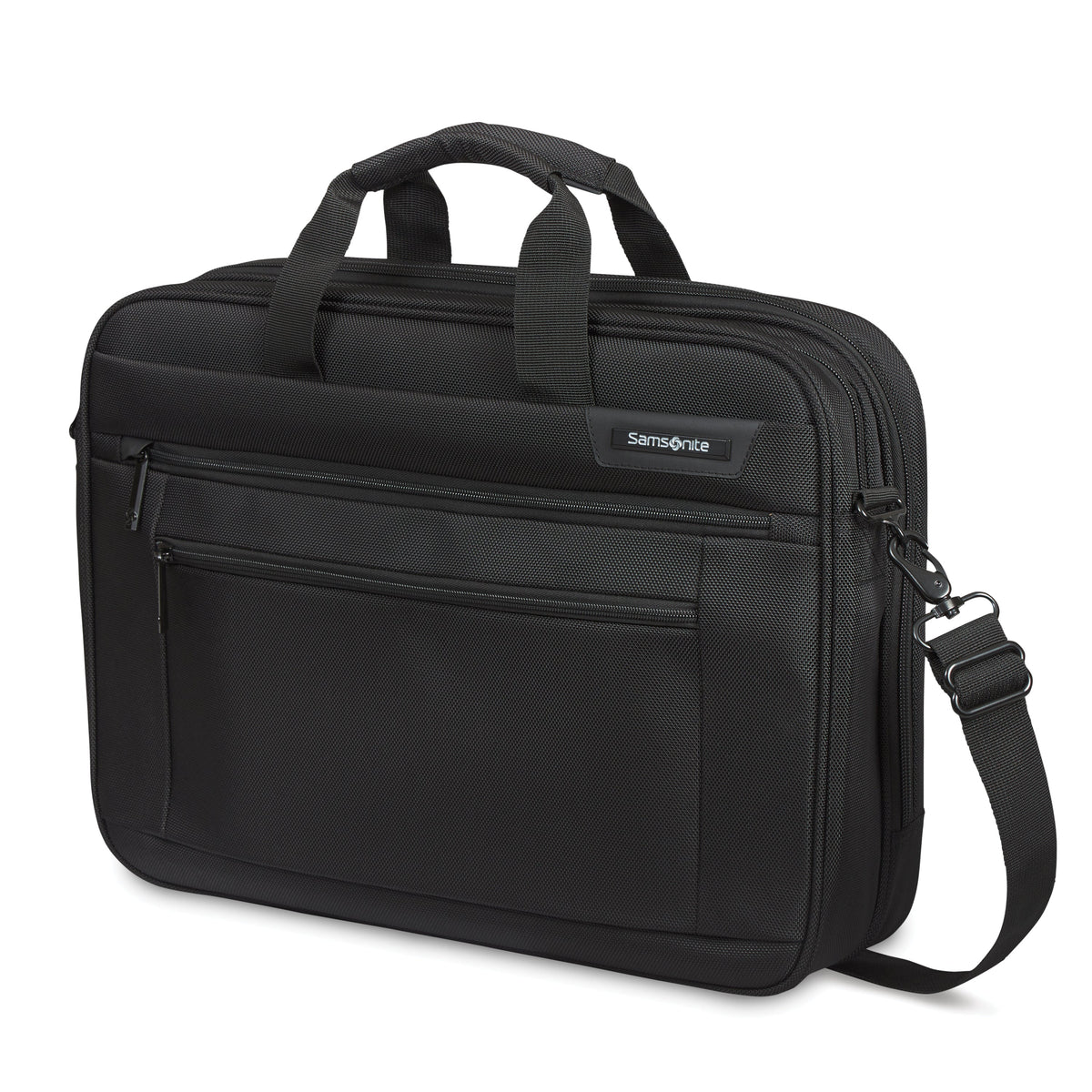 Samsonite Laptop Briefcase Black Samsonite Classic NXT 2 Gusset Briefcase