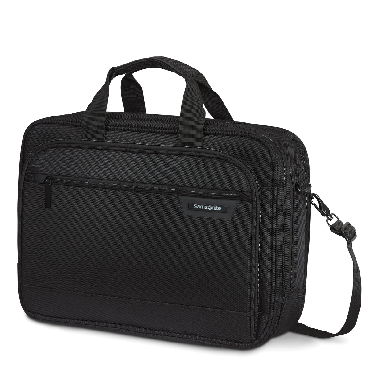Samsonite Laptop Briefcase Black Samsonite Classic NXT 3 Gusset Briefcase