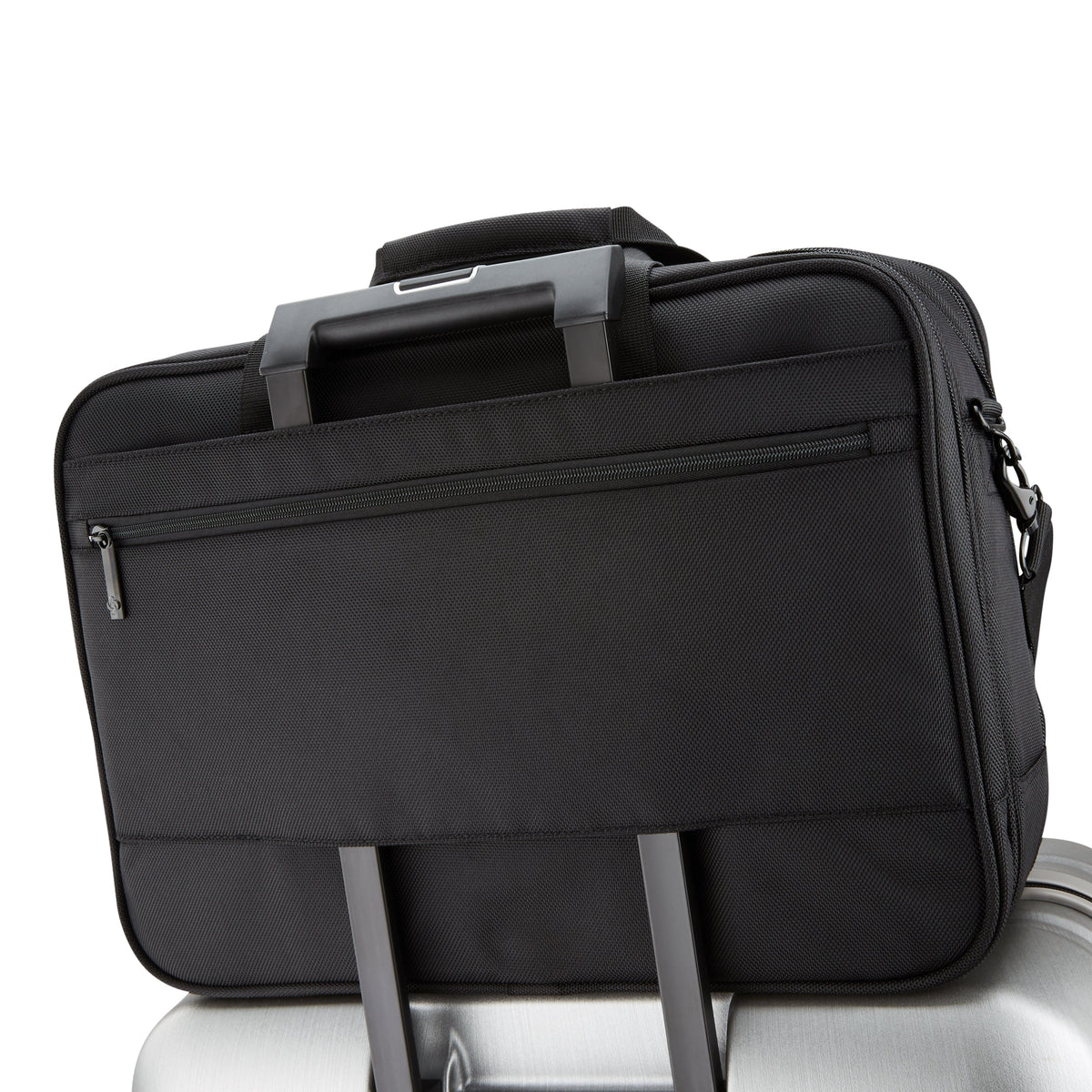 Samsonite Laptop Briefcase Black Samsonite Classic NXT 3 Gusset Briefcase