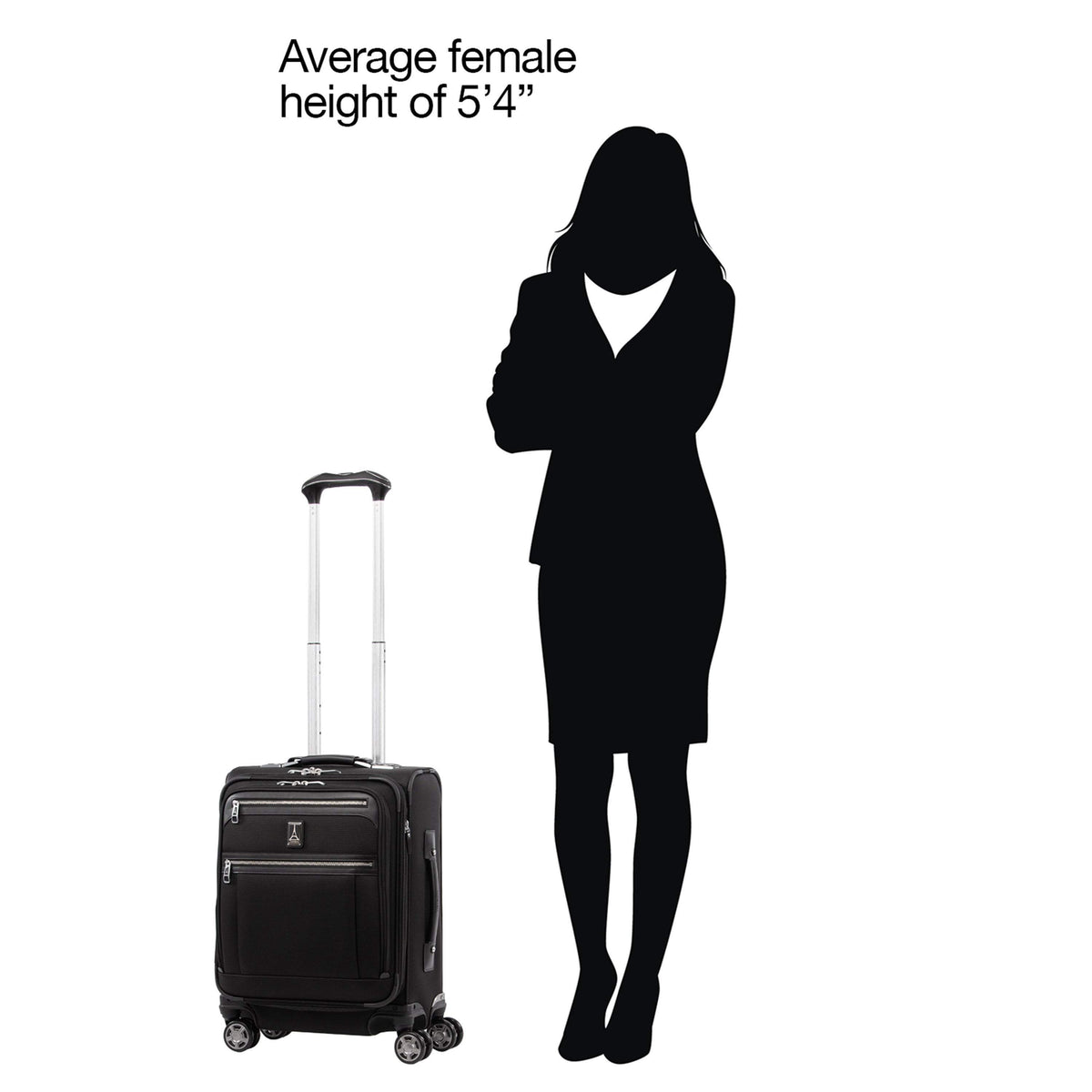 Travelpro Luggage Travelpro Platinum Elite International Expandable Carry-On Spinner Luggage